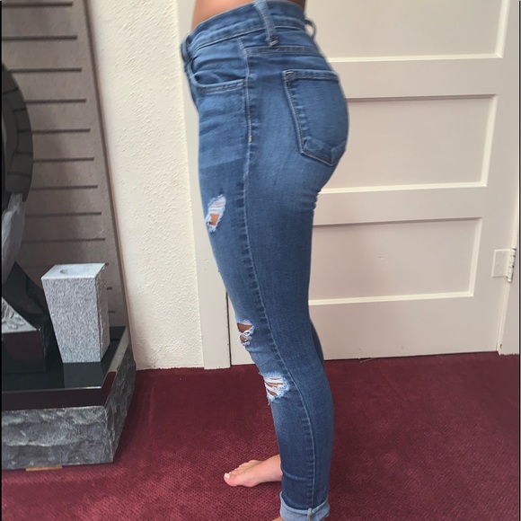 Flying Monkey ripped skinny jeans. - Picture 3 of 4